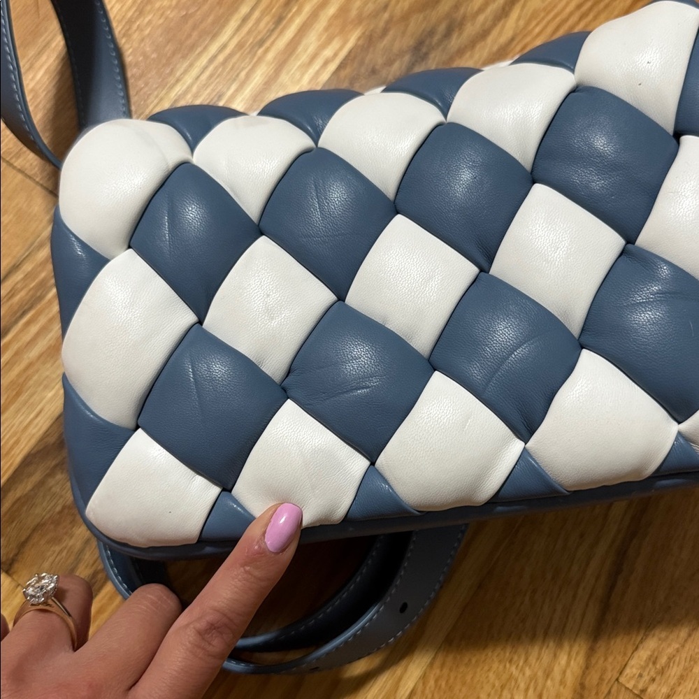 JW PEI Maze Bag - White & Blue NWT - Picture 7 of 9